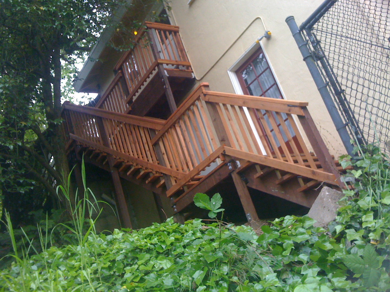 oakland redwood stairway